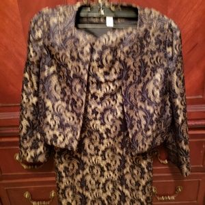 EUC Ann Taylor Loft Coctail dress & bolero